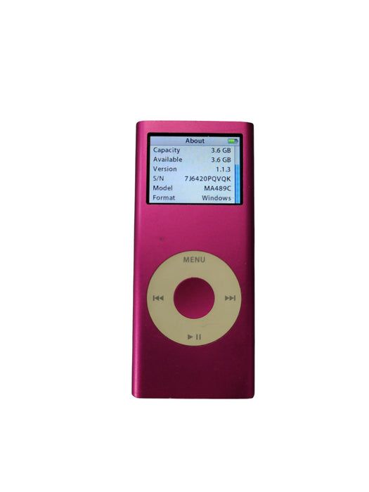 Apple iPod nano 2nd Gen A1199 - 4GB Pink Digital Media Player