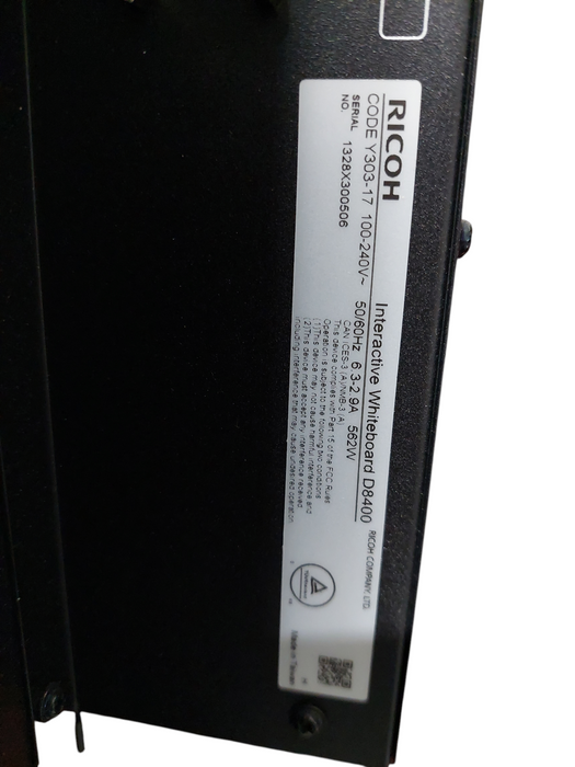 Ricoh Interactive Whiteboard D8400 with Remote