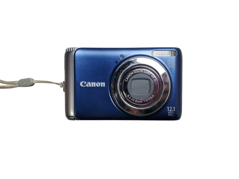 Canon PowerShot A3100 IS 12.1MP Digital Camera w/ Battery