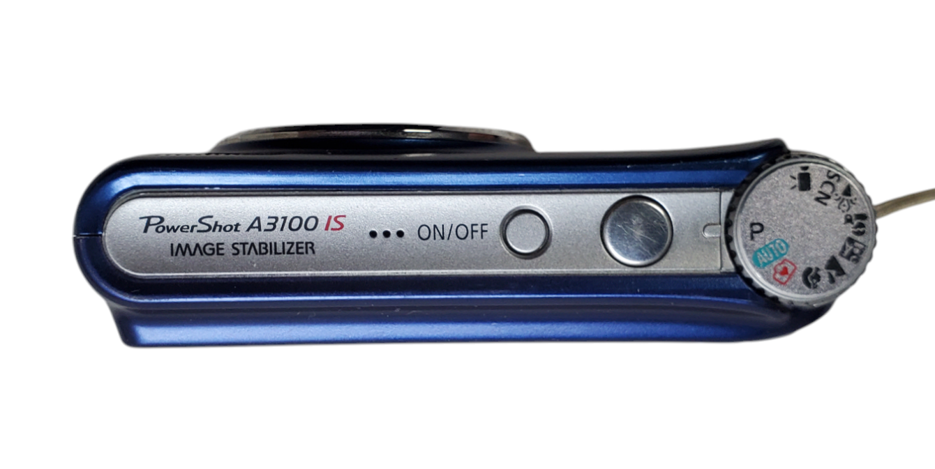 Canon PowerShot A3100 IS 12.1MP Digital Camera w/ Battery