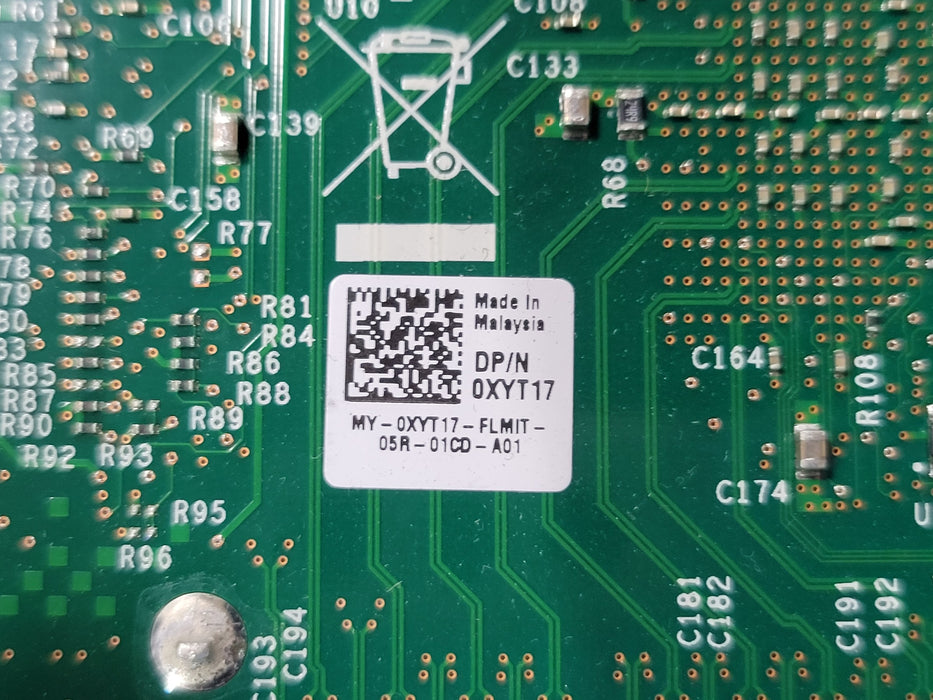Dell 0XYT17 - Intel Dual Port 10GbE SFP+ PCI-e Network Adapter