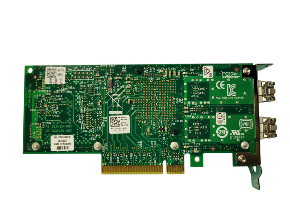 Dell 0942V6 - Intel Dual Port 10GbE SFP+ PCI-e Network Adapter