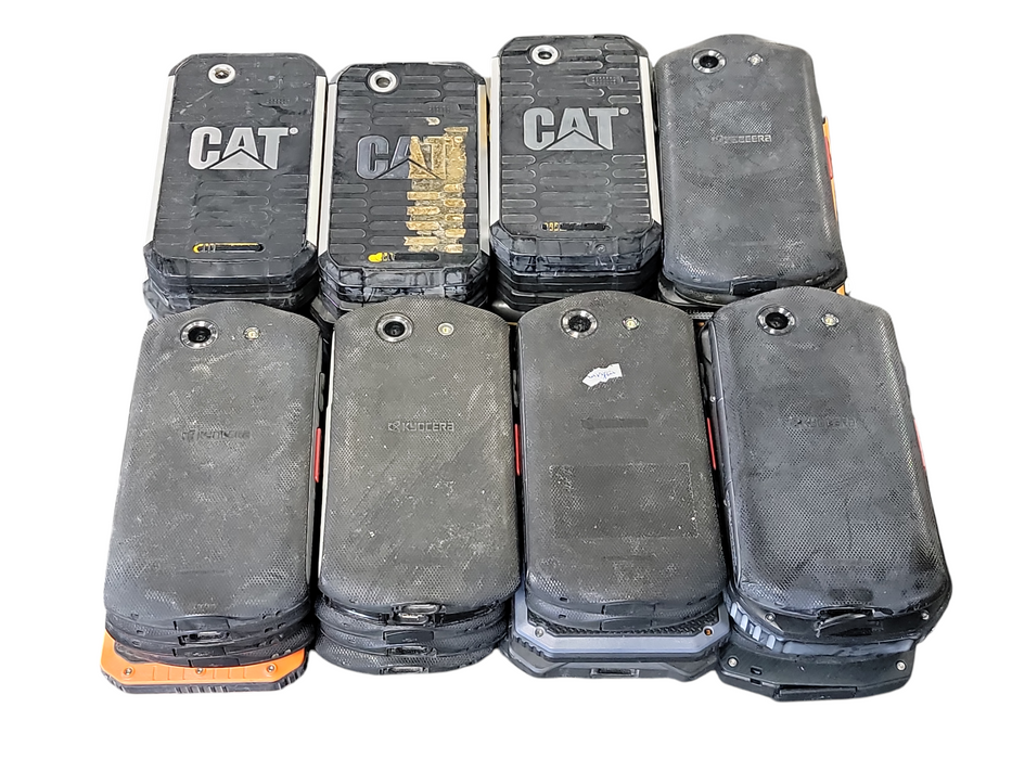 Lot of 40x Rugged Phones [Assorted Brands | AS-IS]