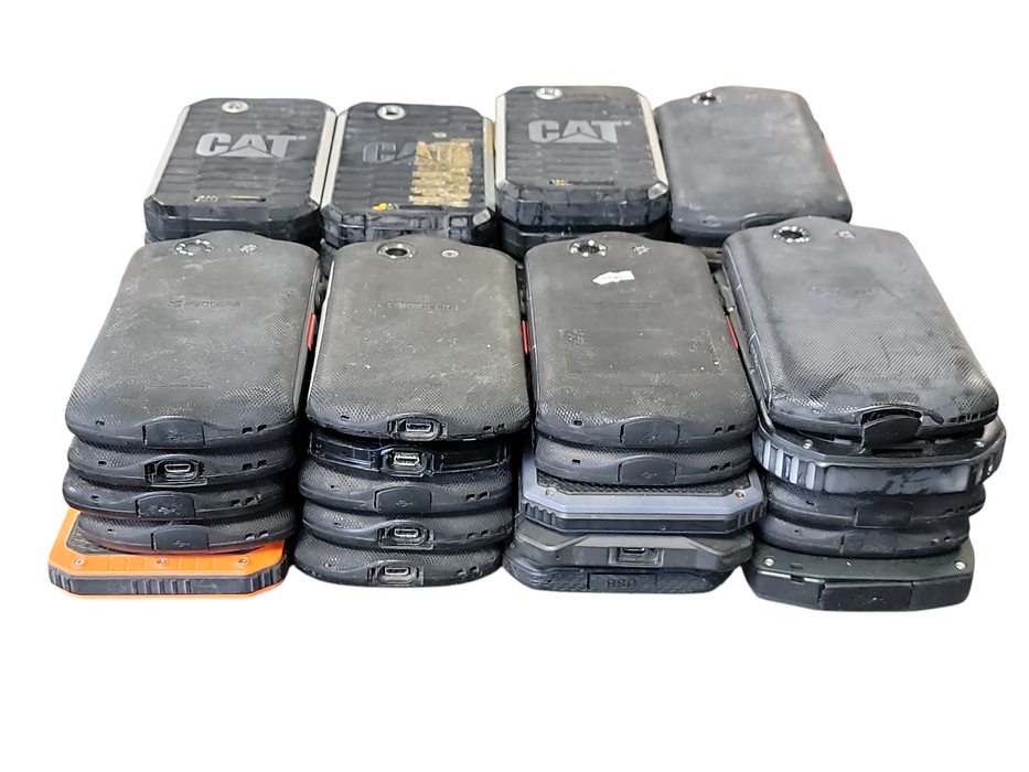 Lot of 40x Rugged Phones [Assorted Brands | AS-IS]