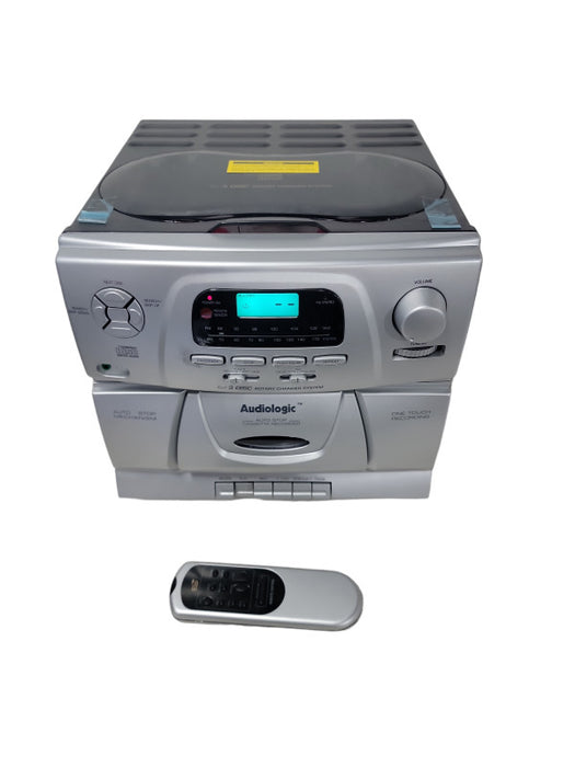 Vintage Audiologic AH150S 3-CD Changer and Tape Player Audio System W/ Remote
