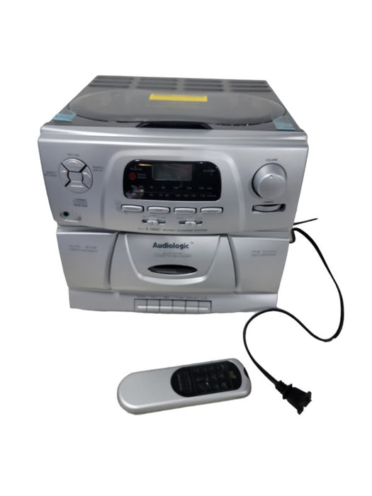 Vintage Audiologic AH150S 3-CD Changer and Tape Player Audio System W/ Remote