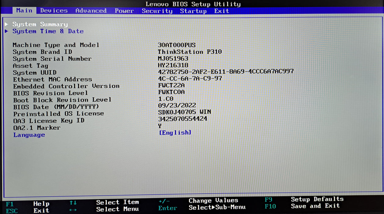 Lenovo ThinkStation P310 | Xeon E3-1245 v5 @3.50GHz, 8GB DDR4, No HDD