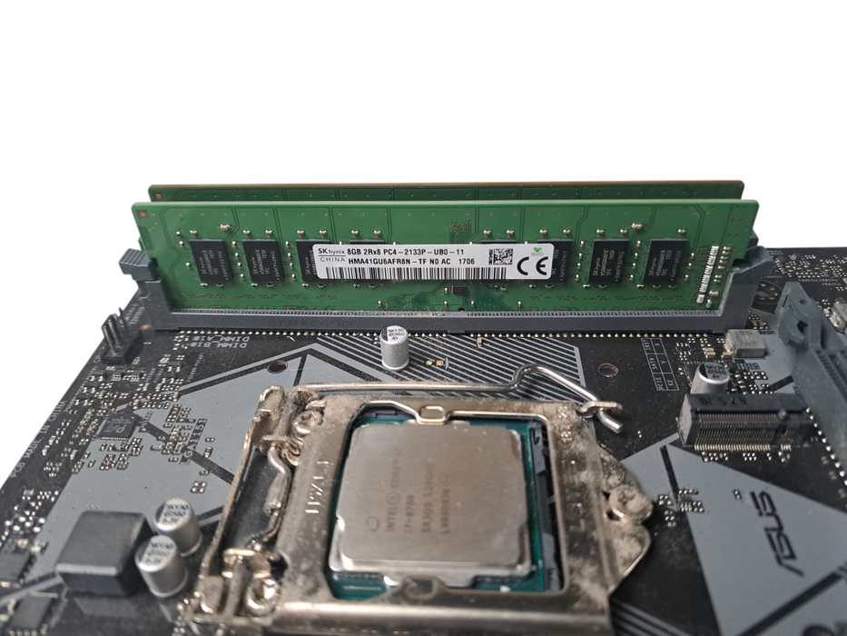 ASUS Prime H310M-A R2.0 | Intel i7-8700 3.20Ghz | 16GB DDR4 2133MHz | I/O