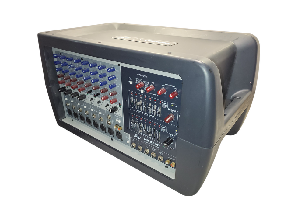 PEAVEY XR 8300 • 600w Powered Mixer 3 Band Equalizer READ