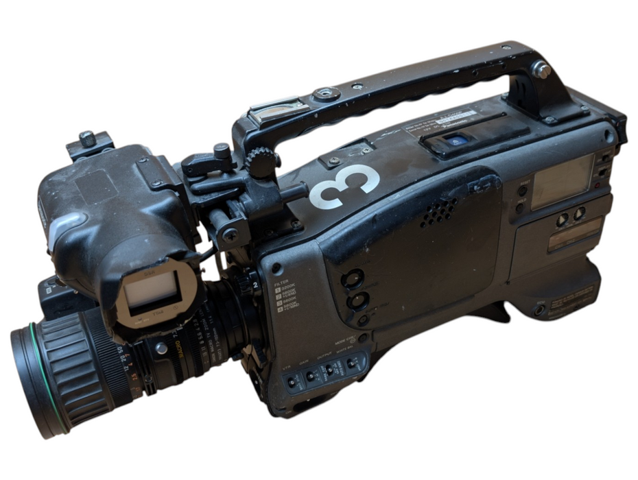 Panasonic AJ-D400P Professional Video Camera with Lens PLEASE READ