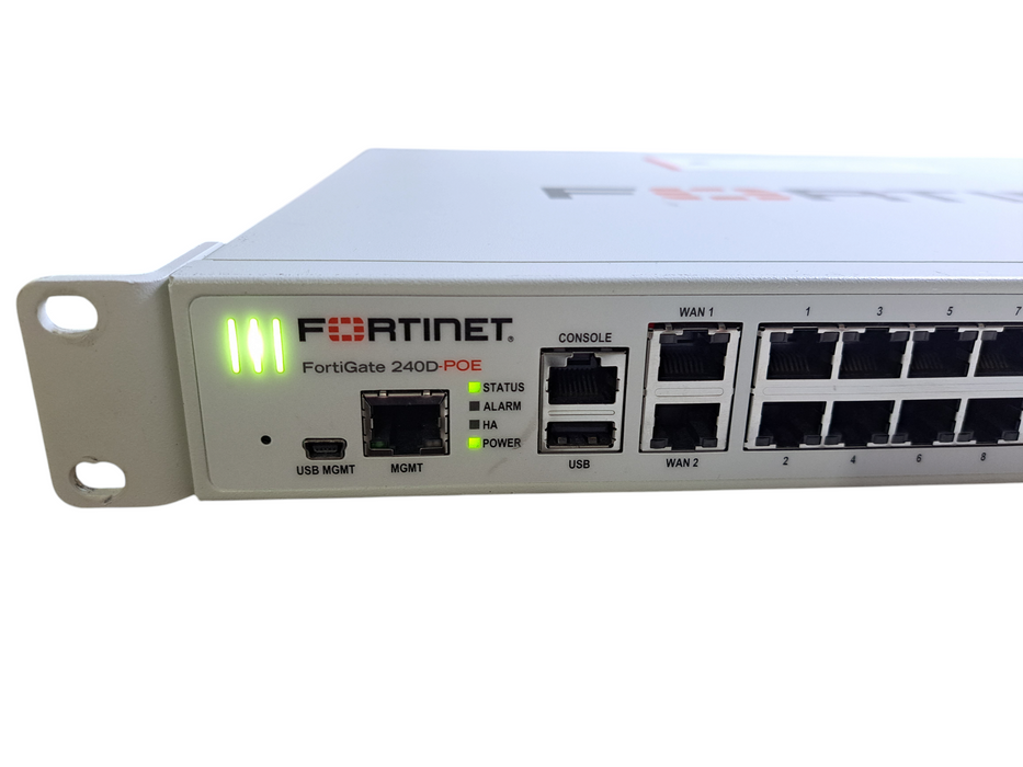 Fortinet FortiGate 240D-POE 40-Port Network Security Firewall Appliance *READ