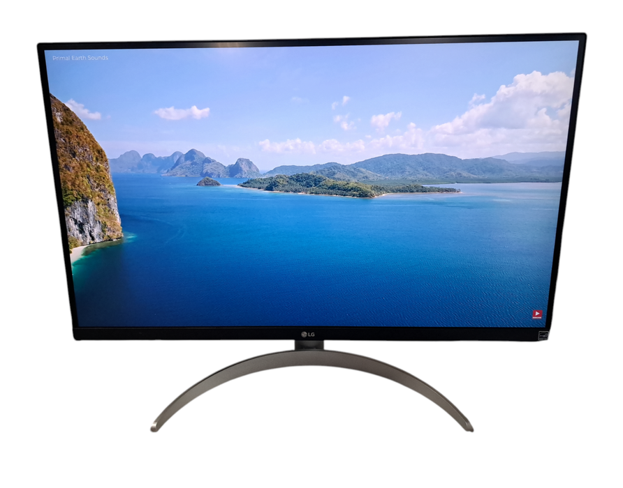 LG 27UP600-W 27 in 4K UHD LED Monitor 60Hz HDMI/DP With Stand