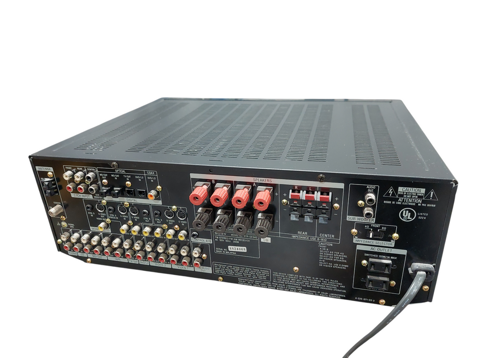 Sony FM Stereo /FM-AM Reciever AC 120V 60Hz 290W