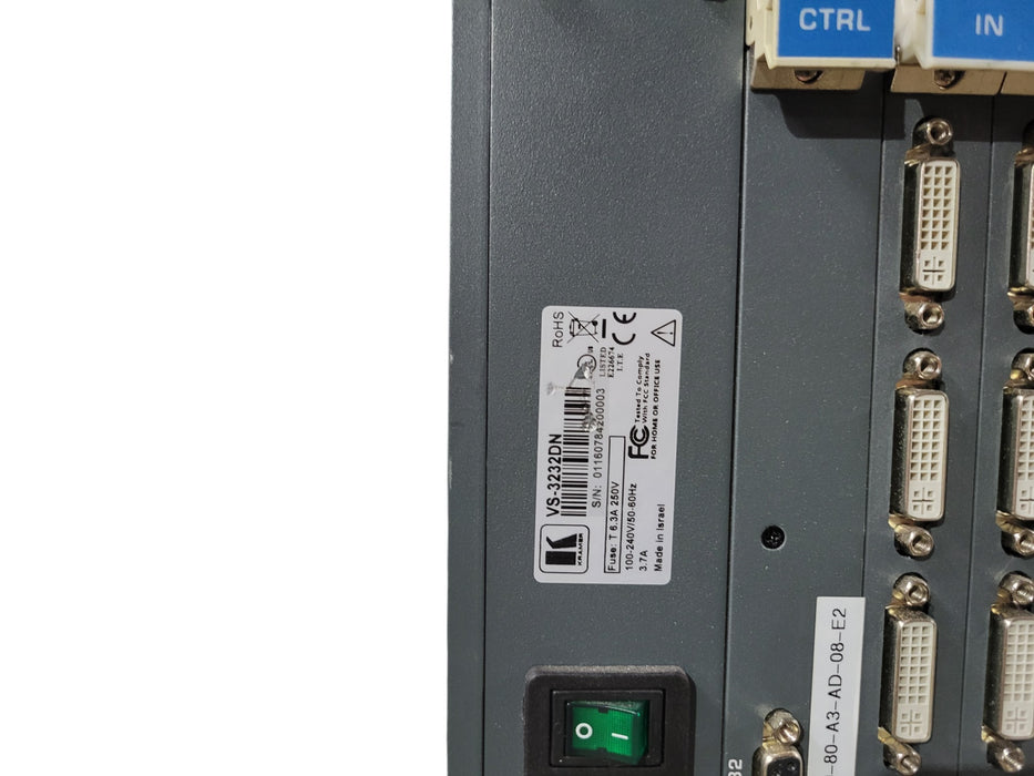 Kramer VS-3232DN - 32x32 Digital Matrix Switcher Modular Chassis