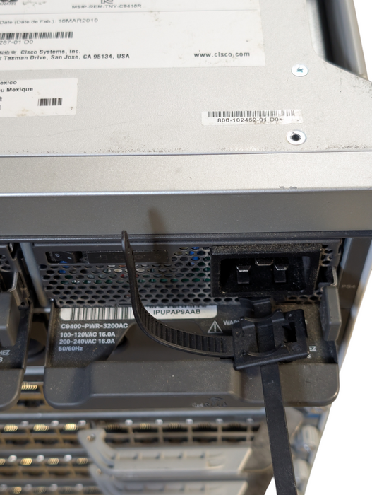 Cisco Catalyst C9410R with 5x C9400-LC-48UX 2x C9400-USP-1