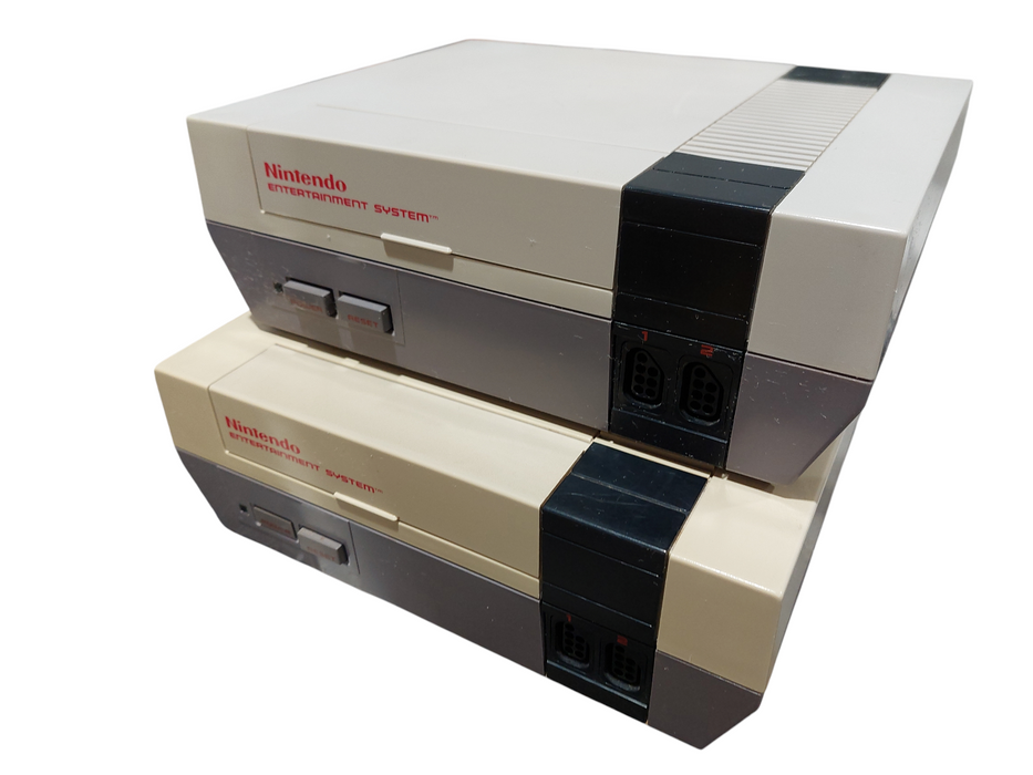 Bundle of 2 Original Nintendo NES Systems Model: NES-001 ( Parts )