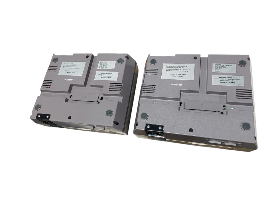 Bundle of 2 Original Nintendo NES Systems Model: NES-001 ( Parts )