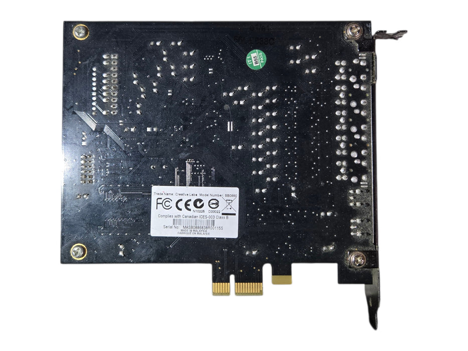 Creative SoundBlaster X-Fi Titanium Fatal1ty Pro SB0880 PCIe Audio Card