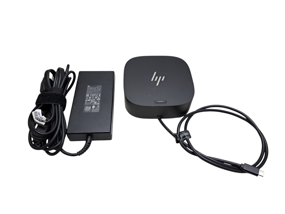 HP USB-C Dock G5 Docking Station 5TW10UT#ABA w/ 120W Power Adapter