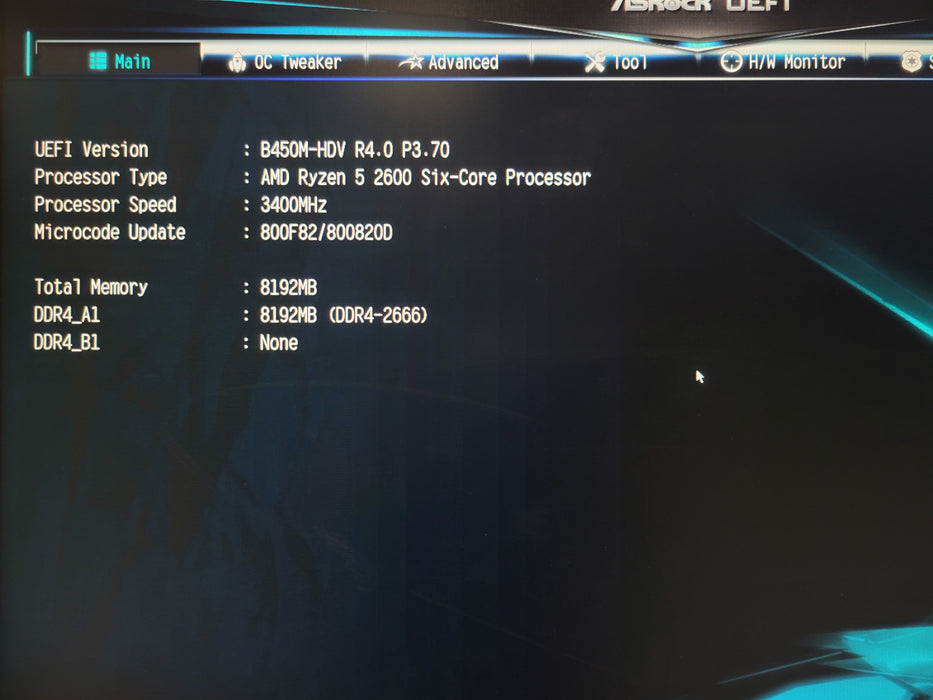 Custom tower PC, AMD Ryzen 5 2600 3.4GHz, 8GB DDR4, 500GB M.2 SSD + 2TB HDD, SEE