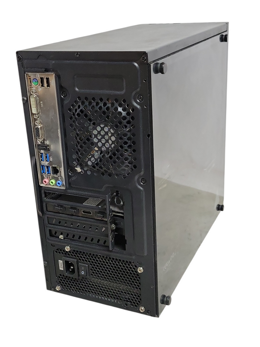 Custom tower PC, AMD Ryzen 5 2600 3.4GHz, 8GB DDR4, 500GB M.2 SSD + 2TB HDD, SEE