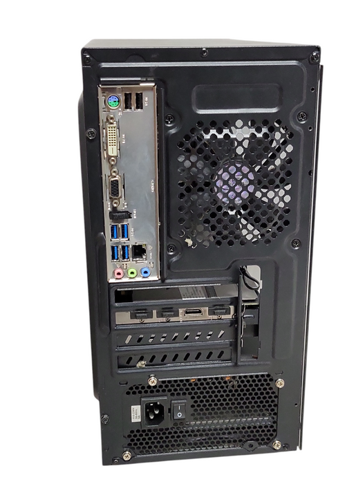 Custom tower PC, AMD Ryzen 5 2600 3.4GHz, 8GB DDR4, 500GB M.2 SSD + 2TB HDD, SEE