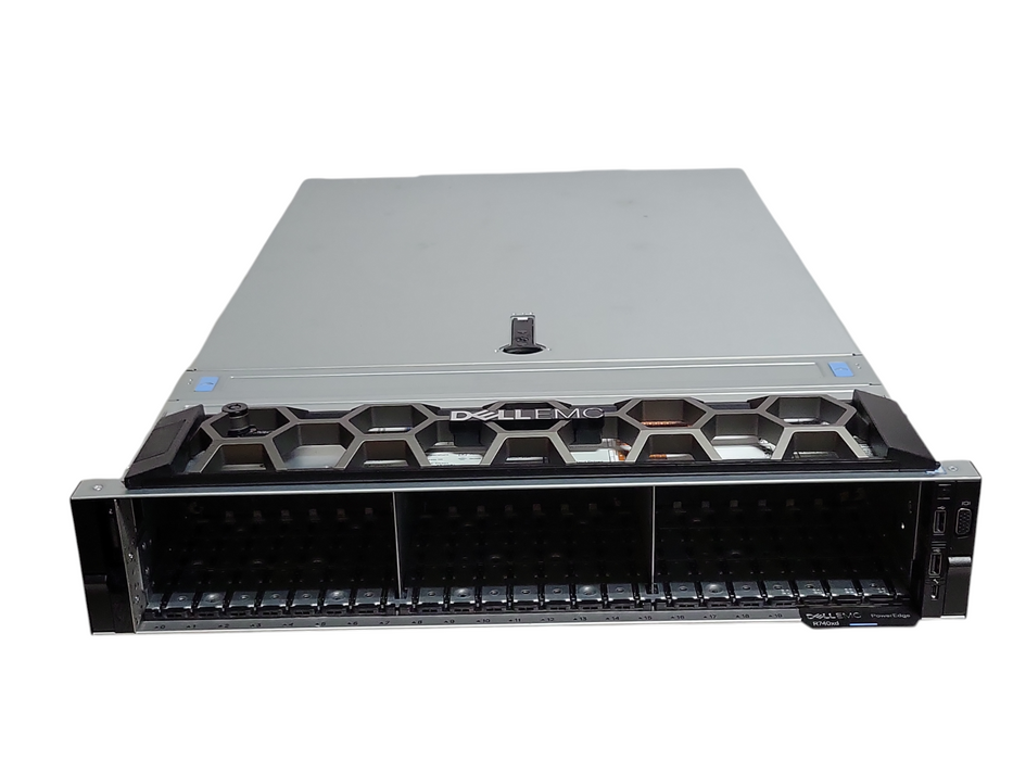 Dell PE R740xd, 2x Xeon Gold 5118 2.30Ghz, 64GB DDR4, H740P Mini, 2x PSU