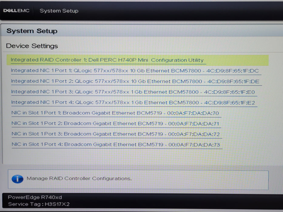 Dell PE R740xd, 2x Xeon Gold 5118 2.30Ghz, 64GB DDR4, H740P Mini, 2x PSU