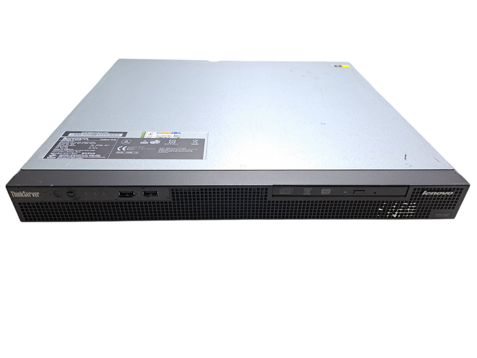 Lenovo ThinkServer RS140 | Intel Core i3-4130 @3.40GHz, 32GB DDR3, No HDD/RAID