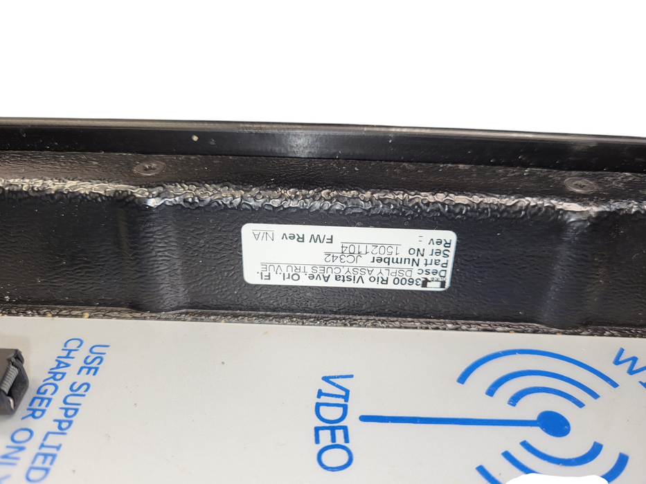 CUES TruVue portable wireless Display Model: JC342 No AC