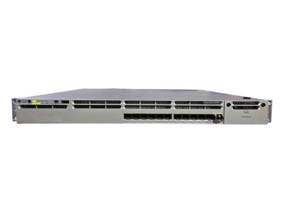 Cisco WS-C3850-12XS-S IP Base Switch 12 SFP+ Ethernet Ports w/ 1x PSU