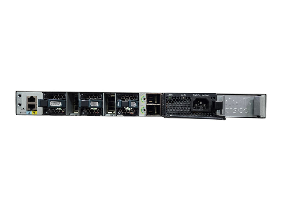 Cisco WS-C3850-12XS-S IP Base Switch 12 SFP+ Ethernet Ports w/ 1x PSU