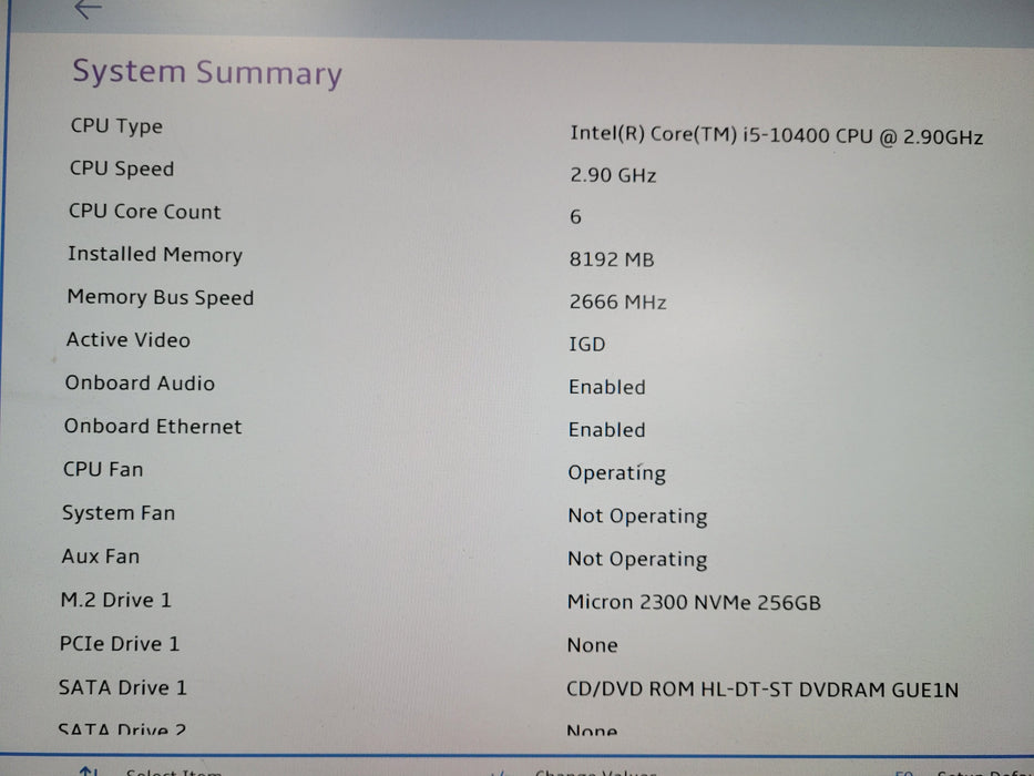 Lenovo ThinkCentre M70s SFF i5-10400 CPU |8GB DDR4 | 256GB NVMe