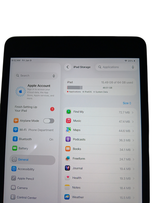 Apple iPad Mini 5th Gen - 64GB - Space Gray [A2133]