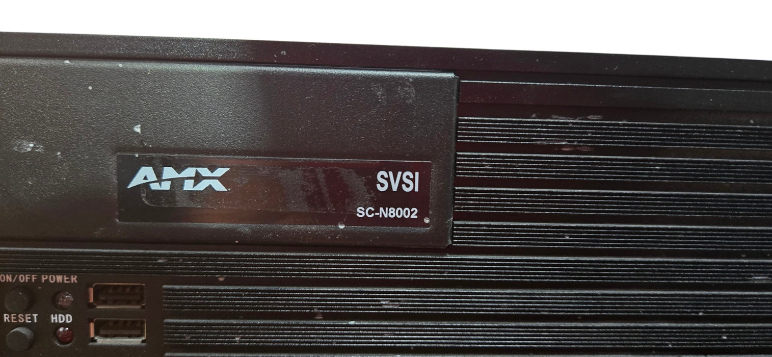 AMX SVSI NMX-NVR-N6123 FGN6123 Network |i7-4790S|4GB DDR3|2TB HDD & 60GB SSD