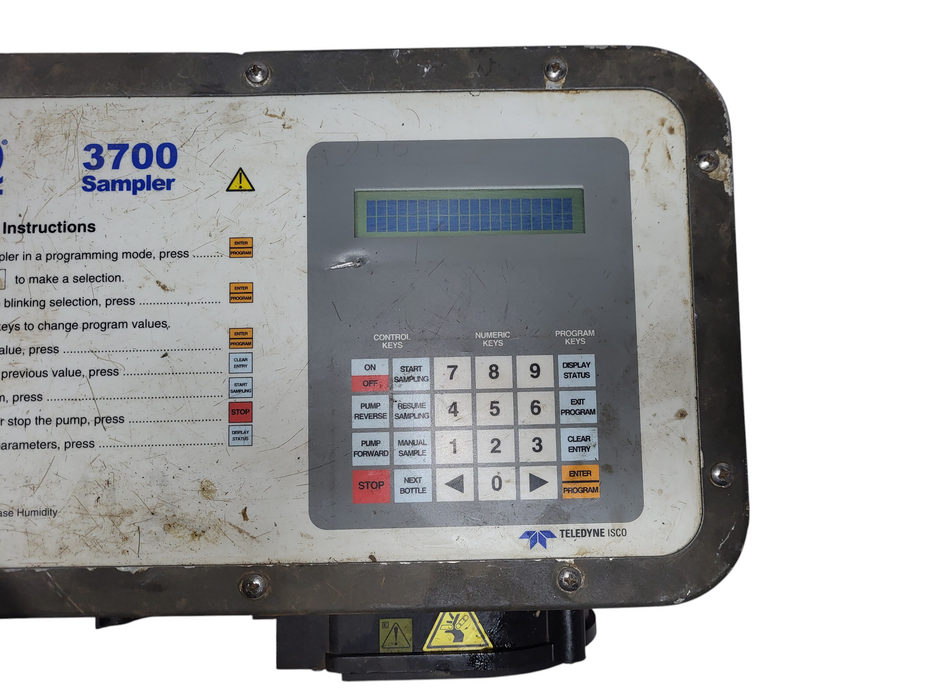 ISCO 3700 SAMPLER CONTROLLER Teledyne READ