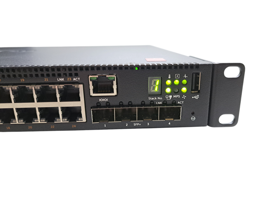 Dell Networking N1524P | 24-Port Gigabit PoE+ Managed Switch 4x 10G SFP+
