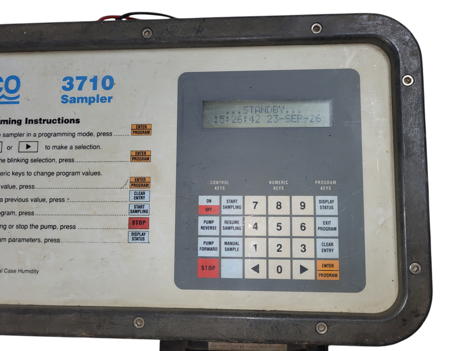 ISCO 3710 SAMPLER CONTROLLER Teledyne READ