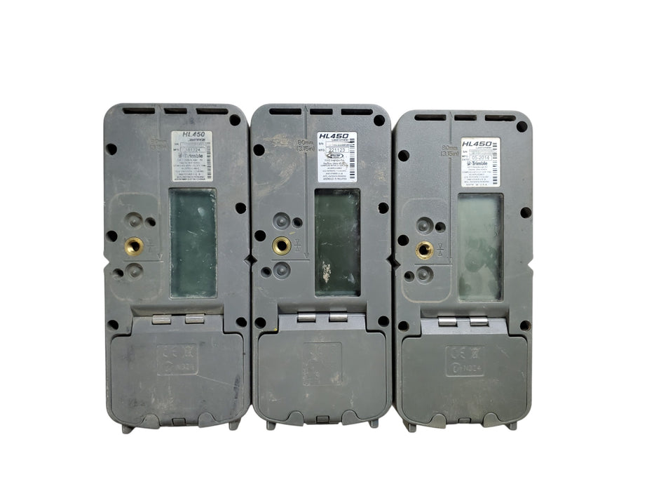 Lot 3x Spectra Precision HL450 Digital Laser Receiver *READ*