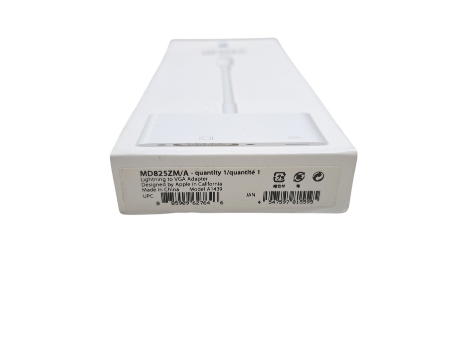 Apple Lightning to VGA Adapter White MD825ZM/A A1439 (New Sealed)