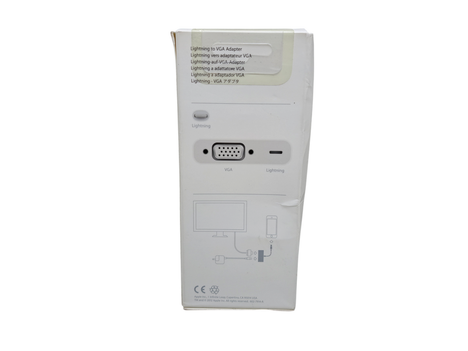 Apple Lightning to VGA Adapter White MD825ZM/A A1439 (New Sealed)