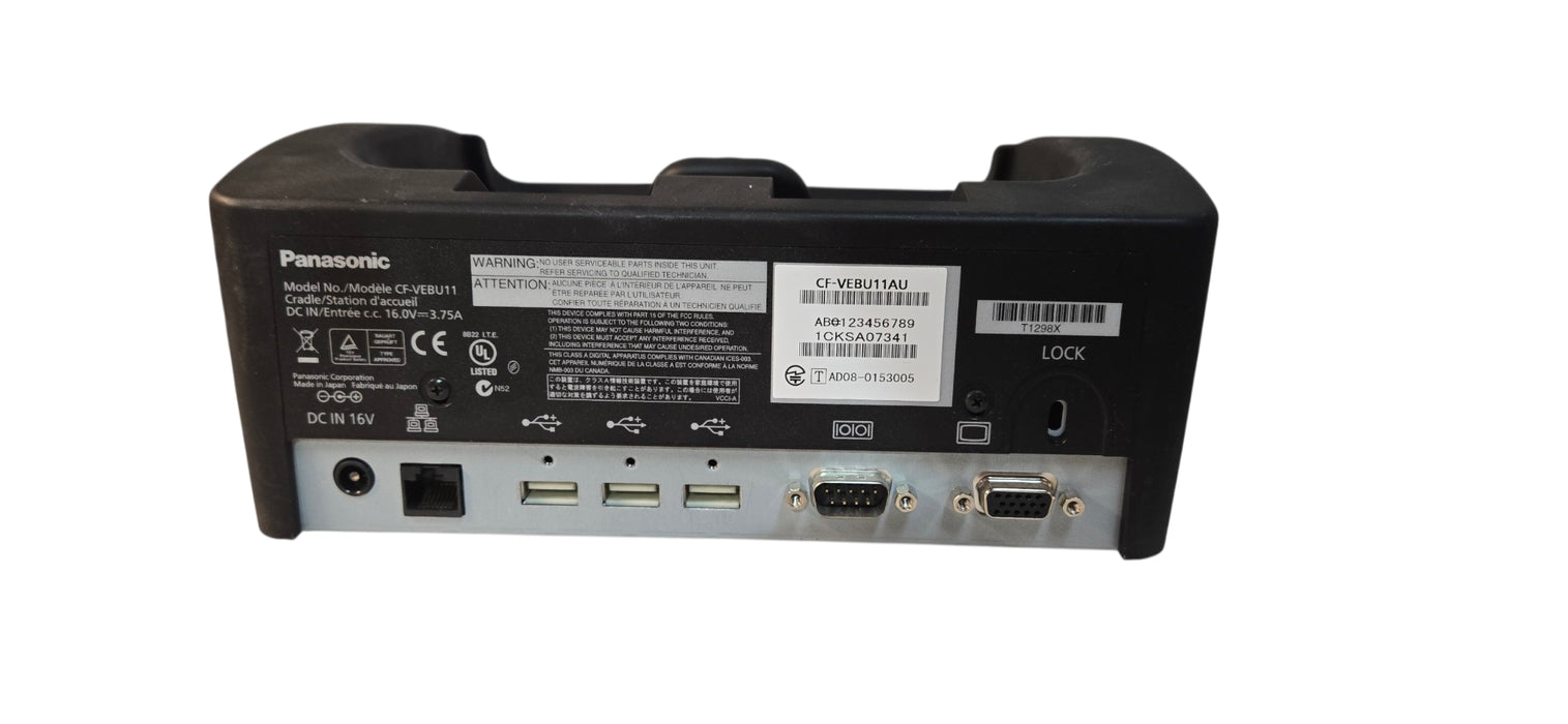 Panasonic Toughbook CF-VEBU11 Charging Dock Cradle for CF-U1 |Made in Japan W/AC