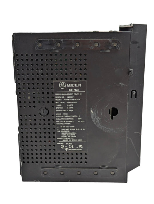 GE MULTILIN SR760 feeder management relay 760-P5-G5-S5-HI-A1-R -
