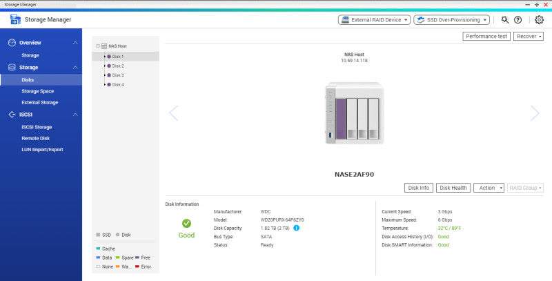 QNAP TS-431 4-bay NAS private cloud storage w/ 4x 2TB HDD