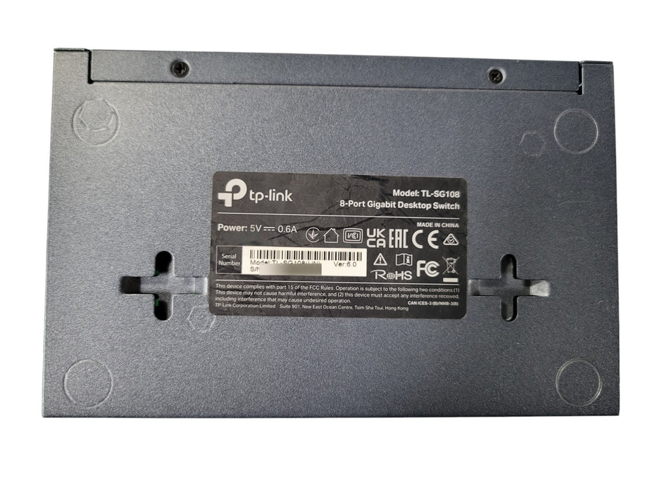 TP-Link TL-SG108 - 8-Port Gigabit Desktop Switch