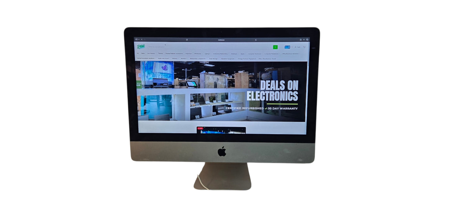 Apple iMac Retina 4K 2019 21" A2116 i3-8100|8GB DDR4|256GB SSD |Raedon 555X GPU