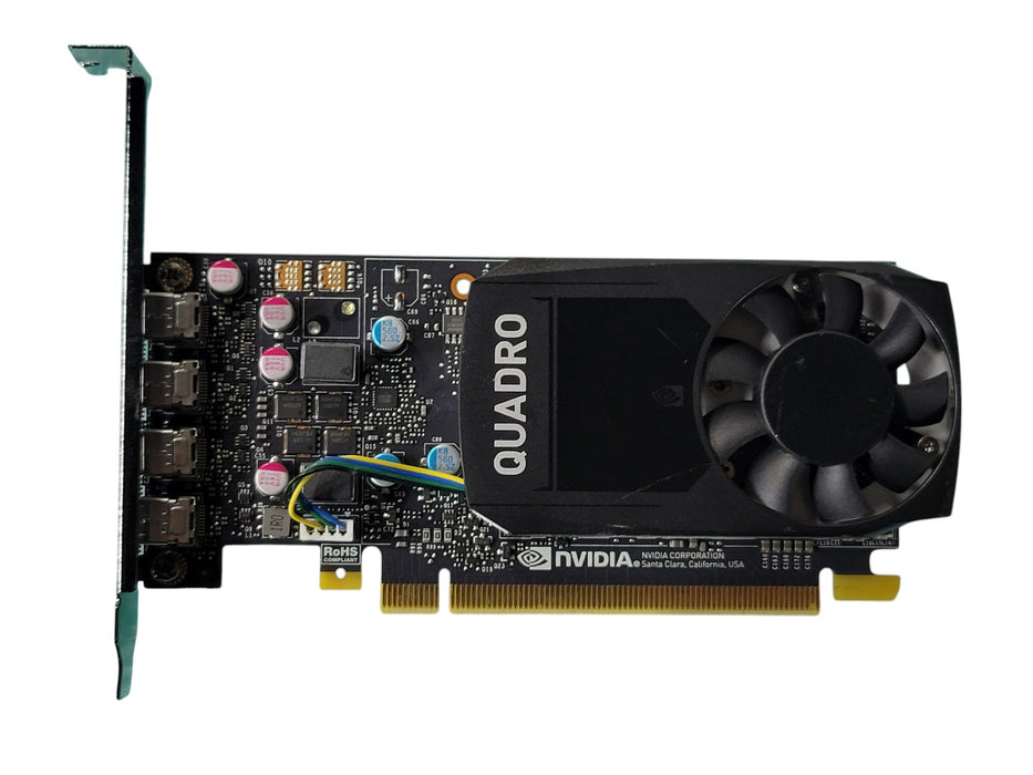 NVIDIA Quadro P620 - 4x Mini DisplayPort Low Profile Graphics Card