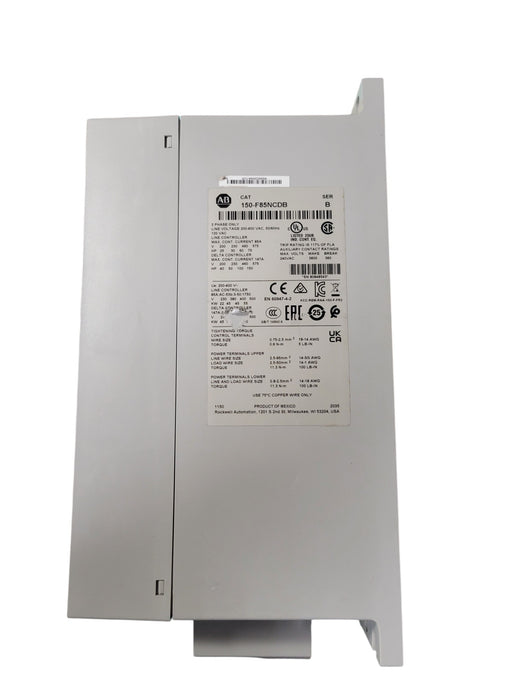 Allen-Bradley 150-F85NCDB Ser B SMC Flex Smart Motor Controller Power Base 85A