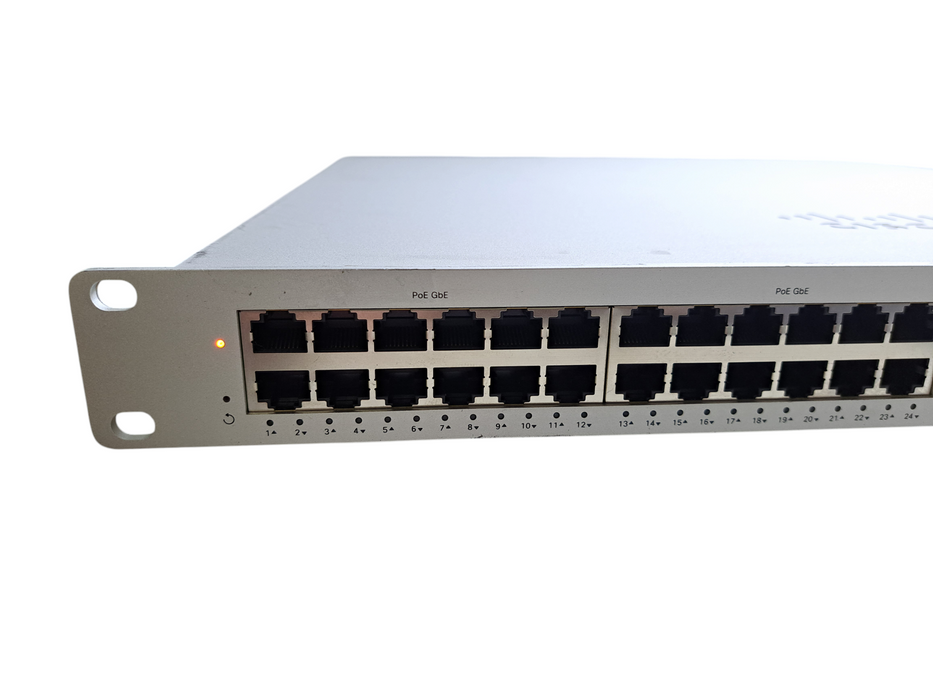 Cisco Meraki MS250-48FP 48-Port Gigabit PoE Switch 4x SFP+ w/ 2x 1025W UNCLAIMED
