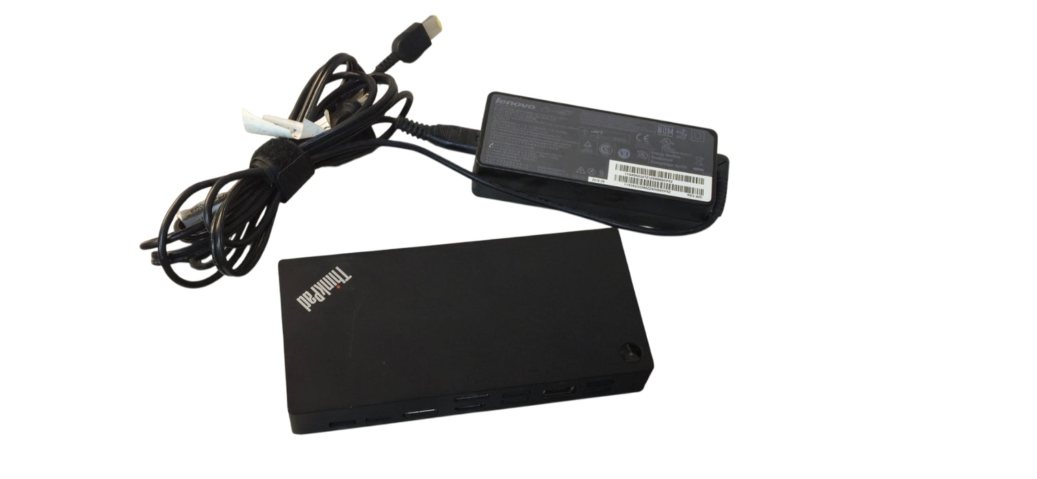 Lenovo LDA-KP ThinkPad Universal USB-C Dock GEN 2 40AY0090US W/ AC Adapter